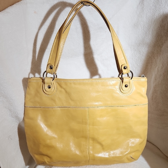 Poppy Sunflower Yellow COACH Tote Bag *EUC* - Picture 2 of 11